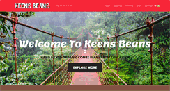 Desktop Screenshot of keensbeans.com